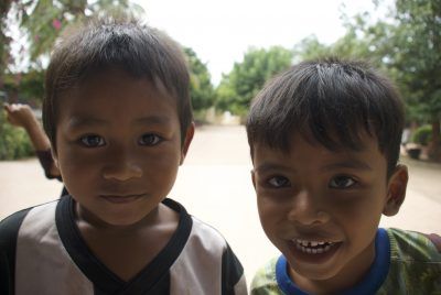 Camboya. Dos niños