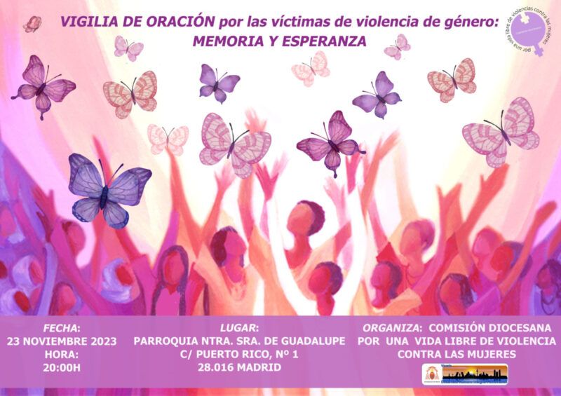 Vigilia de oración por las víctimas de violencia de género. Memoria y